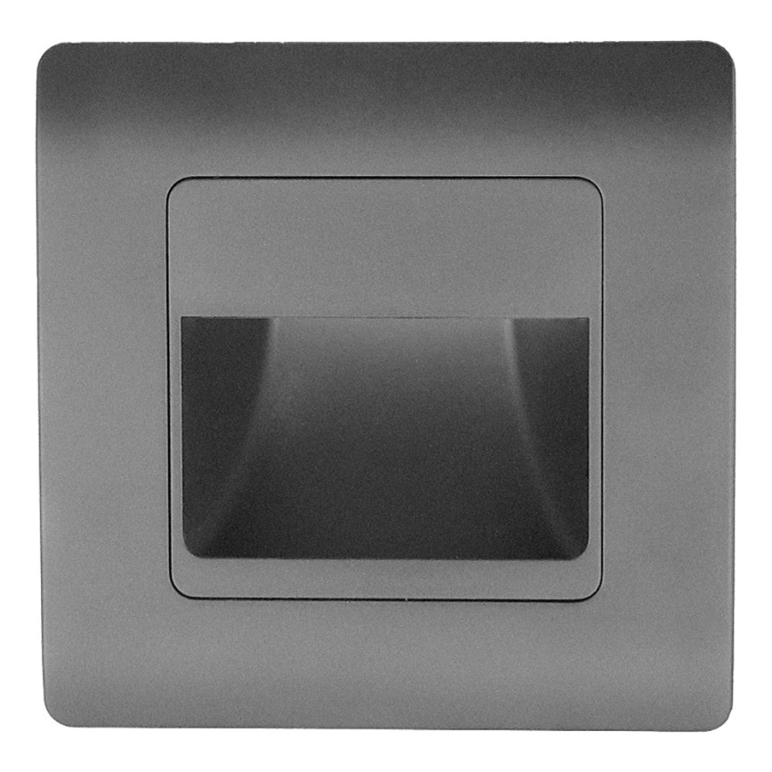 Emithor 70439 - LED trappelampe STEP LIGHT LED/1W/230V antracit