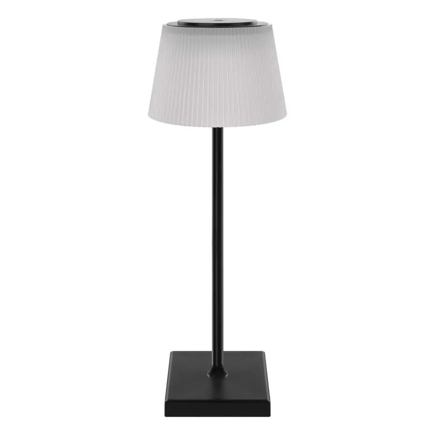 LED lampe dæmpbar og genopladelig KATIE LED/4W/10V 1800 mAh IP44 CRI 90 sort