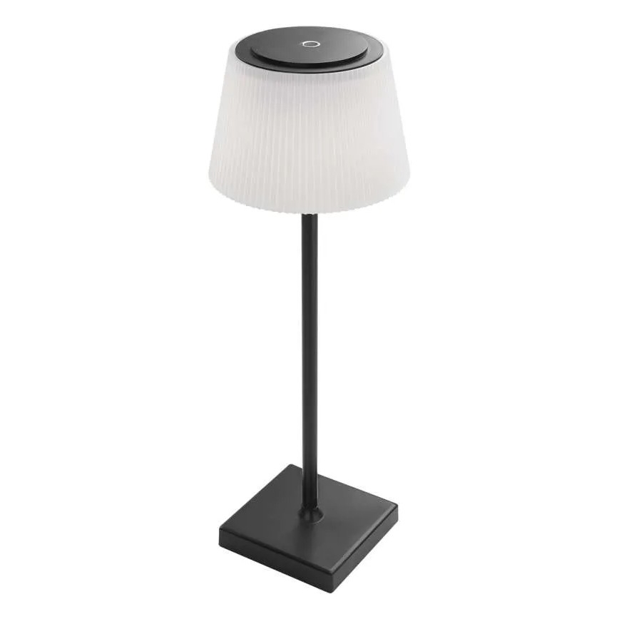 LED lampe dæmpbar og genopladelig KATIE LED/4W/10V 1800 mAh IP44 CRI 90 sort