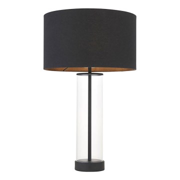 Endon 100440 - Dæmpbar bordlampe LESSINA 1xE27/10W/230V sort