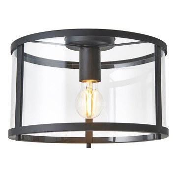 Endon 101540 - Loftlampe HOPTON 1xE27/10W/230V sort