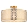Endon 101568 - Loftlampe CORDERO 3xE27/10W/230V guldfarvet