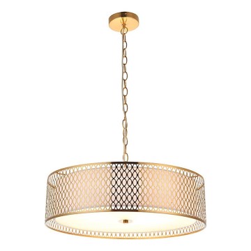 Endon 101569 - Lysekrone på kæde CORDERO 3xE27/10W/230V guld