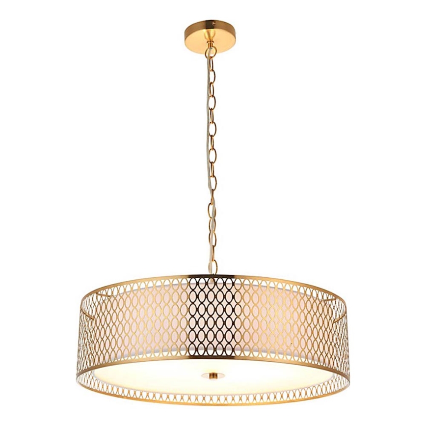 Endon 101569 - Lysekrone på kæde CORDERO 3xE27/10W/230V guld