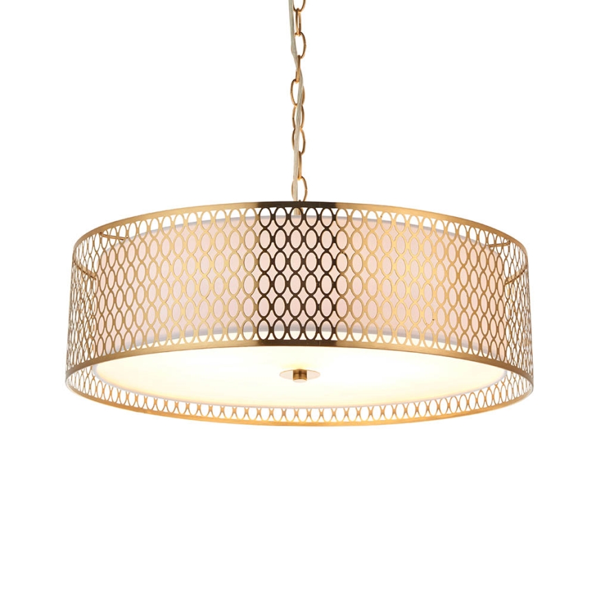 Endon 101569 - Lysekrone på kæde CORDERO 3xE27/10W/230V guld