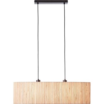 Endon 101692 - Pendel LONGSHORE 2xE27/10W/230V beige