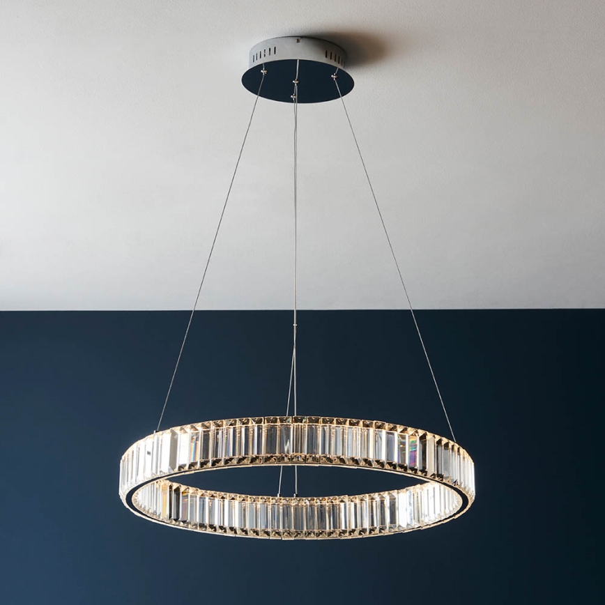 Endon 102255 - LED-dæmpbar pendel på wire LAGUNA LED/36W/230V poleret krom