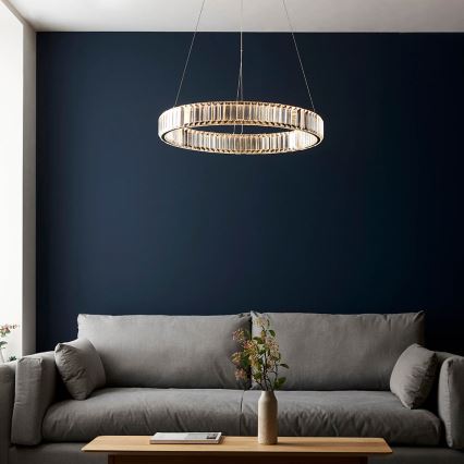 Endon 102255 - LED-dæmpbar pendel på wire LAGUNA LED/36W/230V poleret krom