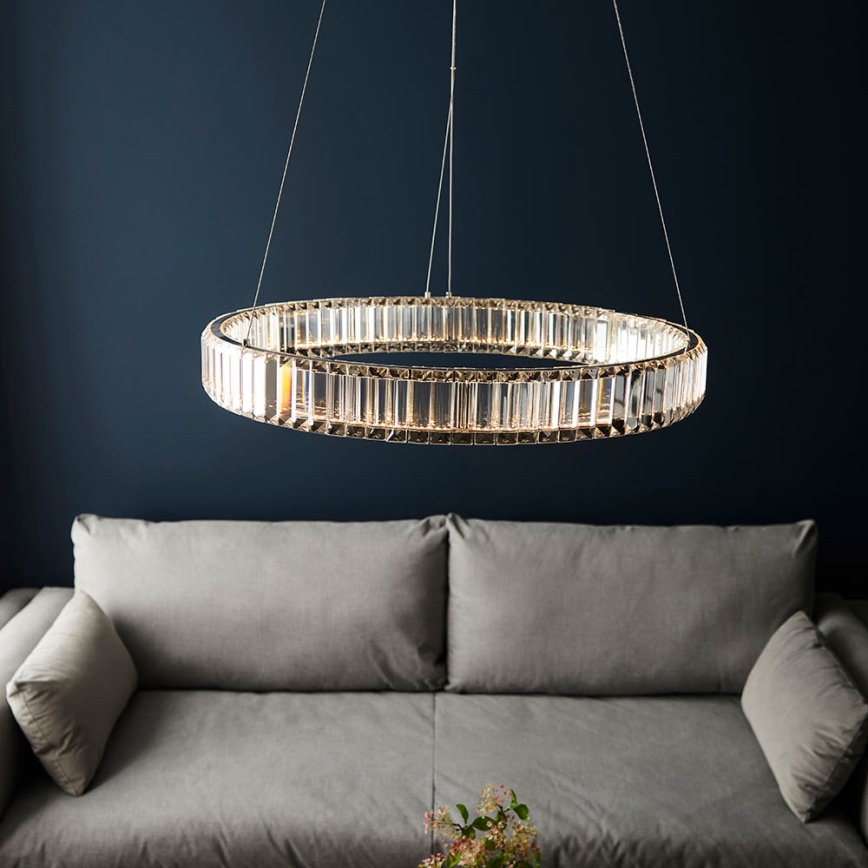 Endon 102255 - LED-dæmpbar pendel på wire LAGUNA LED/36W/230V poleret krom