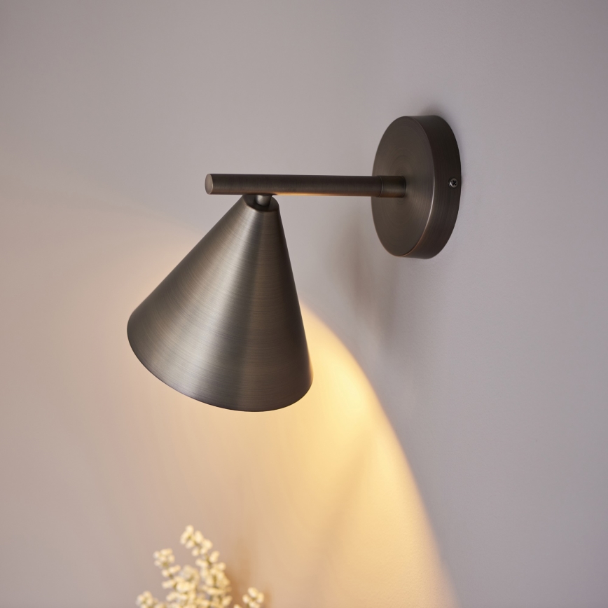 Endon 102894 - Vægspot CAPE 1xE14/7W/230V bronze
