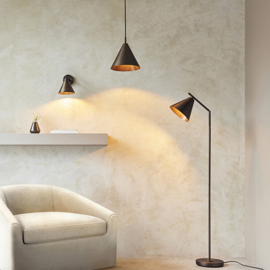 Endon 102894 - Vægspot CAPE 1xE14/7W/230V bronze