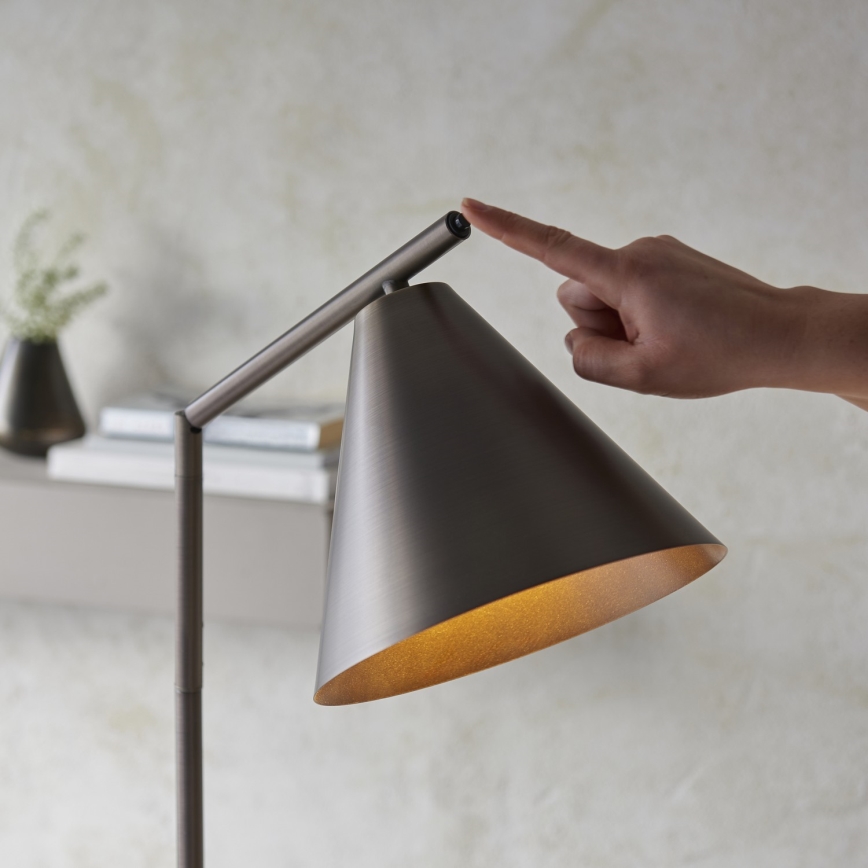 Endon 102895 - Gulvlampe CAPE 1xE27/10W/230V bronze