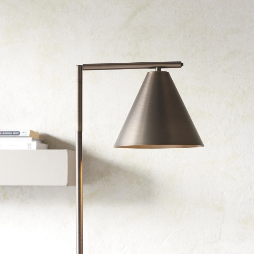 Endon 102895 - Gulvlampe CAPE 1xE27/10W/230V bronze