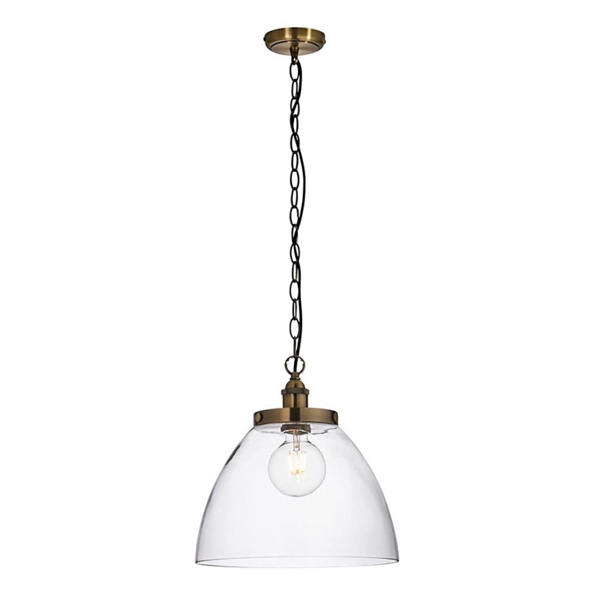 Endon 102926 - Pendel med kædeophæng HANSEN 1xE27/10W/230V messing