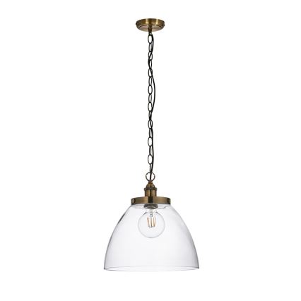 Endon 102926 - Pendel med kædeophæng HANSEN 1xE27/10W/230V messing
