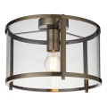 Endon 103112 - Loftlampe HOPTON 1xE27/10W/230V mat krom