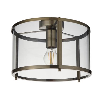 Endon 103112 - Loftlampe HOPTON 1xE27/10W/230V mat krom