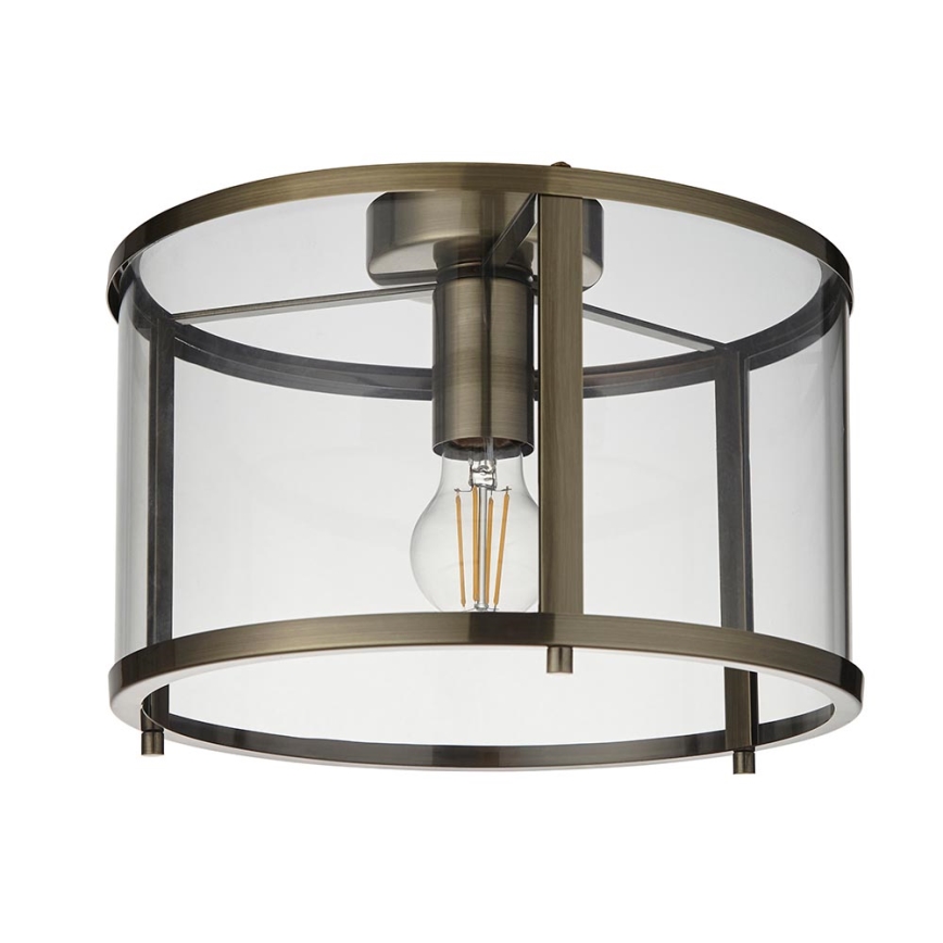 Endon 103112 - Loftlampe HOPTON 1xE27/10W/230V mat krom