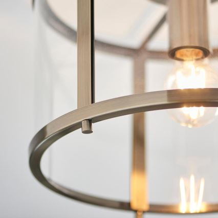 Endon 103112 - Loftlampe HOPTON 1xE27/10W/230V mat krom