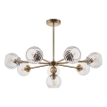 Endon 103172 - Pendellampe ALLEGRA 8xE14/7W/230V messing/transparent