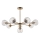 Endon 103172 - Pendellampe ALLEGRA 8xE14/7W/230V messing/transparent