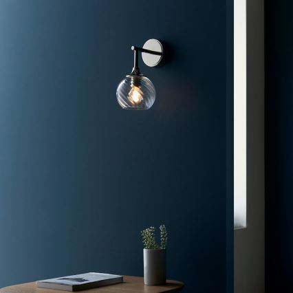 Endon 104052 - Væglampe ALLEGRA 1xE14/7W/230V blank krom