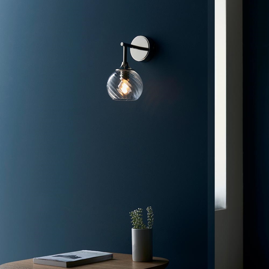 Endon 104052 - Væglampe ALLEGRA 1xE14/7W/230V blank krom