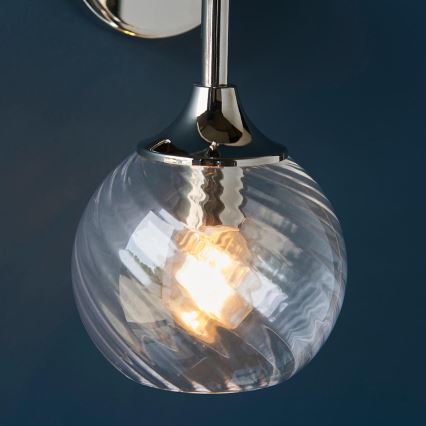 Endon 104052 - Væglampe ALLEGRA 1xE14/7W/230V blank krom