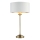 Endon 104054 - Bordlampe HIGHCLERE 1xE14/7W/230V hvid/messing diameter 25 cm