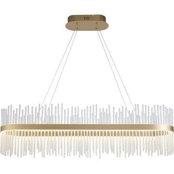 Endon 104082 - Dæmpbar LED-pendel med wireophæng ADRIEL LED/47W/230V 3000K guld/klar