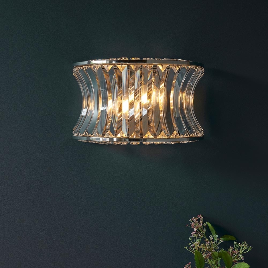 Endon 104529 - Væglampe 2xE14/7W/230V poleret krom