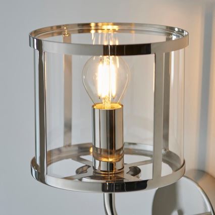 Endon 106003 - Væglampe HOPTON 1xE14/7W/230V i blank krom