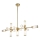 Endon 106259 - Pendellampe TOUR 13xG9/3W/230V messing