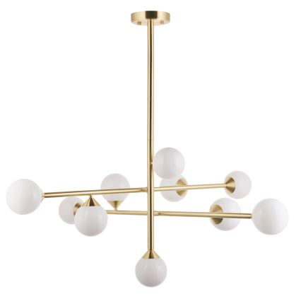 Endon 106754 - Lysekrone på stang OTIS 10xG9/5W/230V guld
