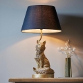 Endon 106796 - Bordlampe FOX 1xE14/6W/230V sort/messing