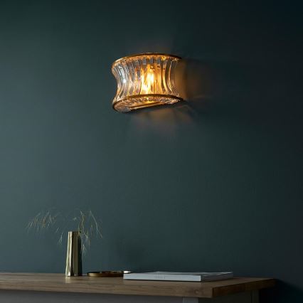 Endon 106812 - Væglampe 2xE14/7W/230V guld