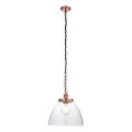 Endon 106895 - Kædeophængt lysekrone HANSEN 1xE27/10W/230V kobberfarvet