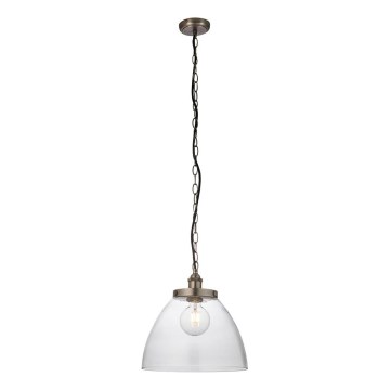 Endon 106896 - Lysekrone på kæde HANSEN 1xE27/10W/230V mat krom