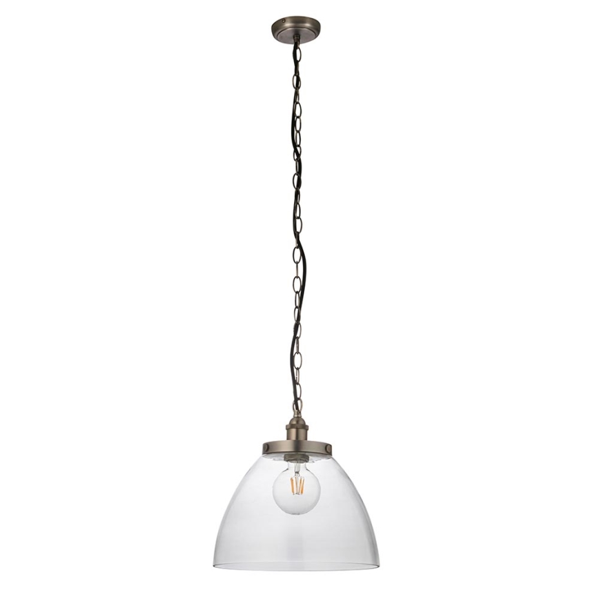 Endon 106896 - Lysekrone på kæde HANSEN 1xE27/10W/230V mat krom