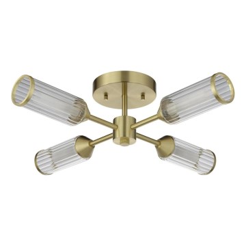 Endon 106946 - Loftlampe TOUR 4xG9/3W/230V messing