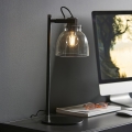 Endon 107012 - Bordlampe URBAN 1xE27/10W/230V sort/røget sort
