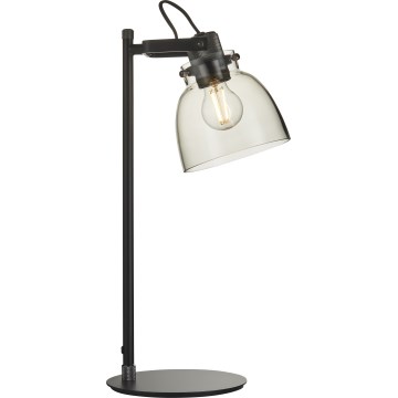Endon 107012 - Bordlampe URBAN 1xE27/10W/230V sort/røget sort