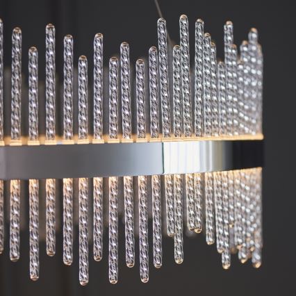 Endon 107108 - LED-pendel med wireophæng LED/56W/230V 3000K blank krom