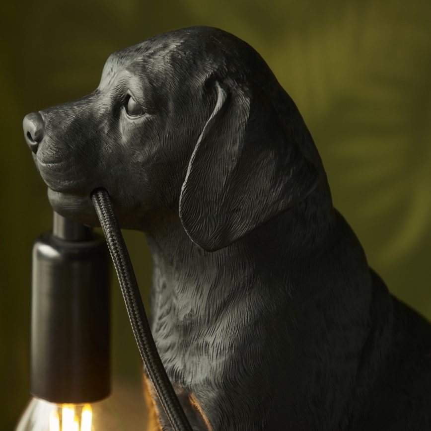 Endon 107365 - Bordlampe PUPPY 1xE14/7W/230V sort