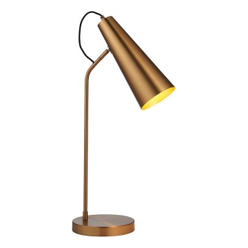 Endon 107527 - Bordlampe KARNA 1xE27/10W/230V messing