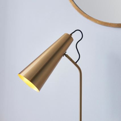 Endon 107527 - Bordlampe KARNA 1xE27/10W/230V messing