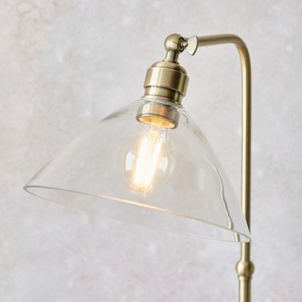 Endon 107609 - Gulvlampe 1xE27/10W/230V messing
