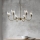 Endon 107791 - Kædeophængt lysekrone 6xE14/6W/230V i messing