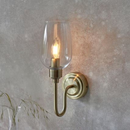 Endon 107792 - Væglampe STOURTON 1xE14/6W/230V messing
