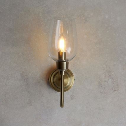 Endon 107792 - Væglampe STOURTON 1xE14/6W/230V messing